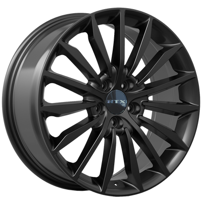 RTX Wheels - AC01 - Black - Gloss Black - 19" x 8", 45 Offset, 5x114.3 (Bolt pattern), 64.10mm HUB