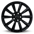 RTX Wheels - Alto - Black - Gloss Black - 19" x 8.5", 35 Offset, 5x120 (Bolt pattern), 64.1mm HUB
