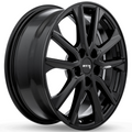 RTX Wheels - Arai - Black - Gloss Black - 18" x 7.5", 45 Offset, 5x114.3 (Bolt Pattern), 67.1mm HUB
