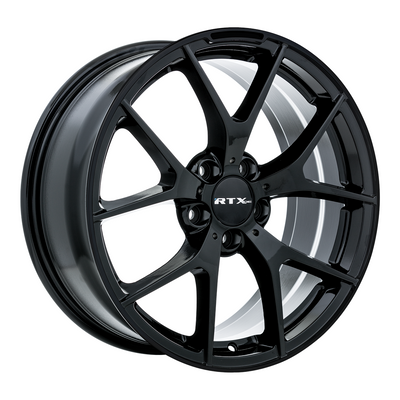 RTX Wheels - Arrow - Black - Satin Black - 18" x 8", 45 Offset, 5x112 (Bolt Pattern), 66.6mm HUB