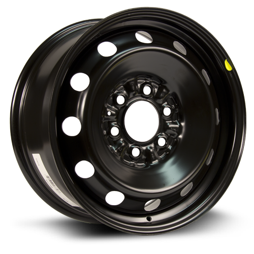 RTX Wheels - Steel Wheel - Black - Black - 17" x 7.5", 42 Offset, 6x135 (Bolt Pattern), 87.1mm HUB
