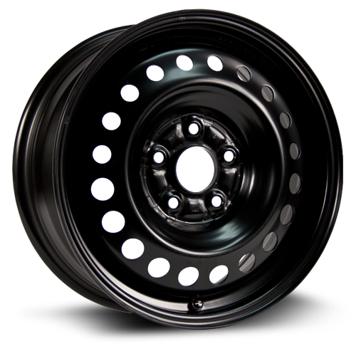 RSSW - Steel - Black - Black - 16" x 6.5", 54.5 Offset, 5x114.3 (Bolt Pattern), 64.1mm HUB