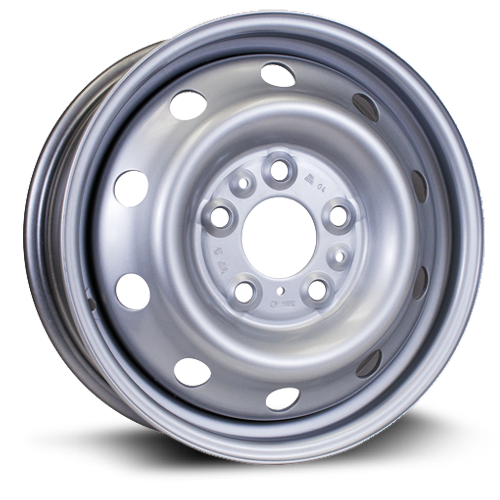 RTX Wheels - Steel Wheel - Grey - Grey - 16" x 6.5", 60 Offset, 5x160 (Bolt Pattern), 65.1mm HUB