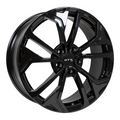 RTX Wheels - Asan - Black - Gloss Black - 18" x 7.5", 40 Offset, 5x114.3 (Bolt Pattern), 67.1mm HUB