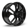 RTX Wheels - Asan - Black - Gloss Black - 17" x 7", 40 Offset, 5x114.3 (Bolt Pattern), 67.1mm HUB