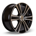 RTX Wheels - Aspen - Black - Black Machined - 18" x 8", 35 Offset, 5x114.3/127 (Bolt Pattern), 73.1mm HUB