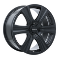 RTX Wheels - Aspen - Black - Satin Black - 17" x 8", 15 Offset, 6x120/139.7 (Bolt Pattern), 78.1mm HUB