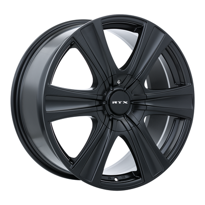 RTX Wheels - Aspen - Black - Satin Black - 17" x 8", 15 Offset, 6x120/139.7 (Bolt Pattern), 78.1mm HUB