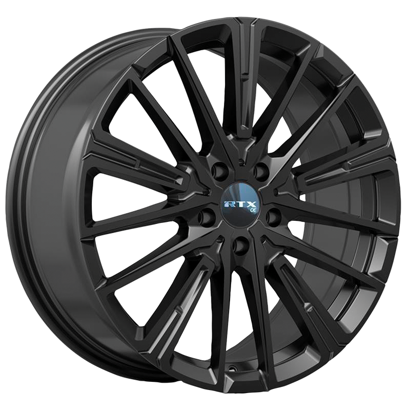RTX Wheels - BM01 - Black - Gloss Black - 18" x 8", 45 Offset, 5x112 (Bolt pattern), 66.60mm HUB