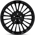 RTX Wheels - Borna - Black - Gloss Black - 20" x 8.5", 35 Offset, 5x112 (Bolt Pattern), 66.6mm HUB