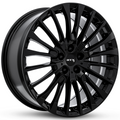 RTX Wheels - Borna - Black - Gloss Black - 20" x 8.5", 35 Offset, 5x112 (Bolt Pattern), 66.6mm HUB