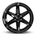 RTX Wheels - Beast - Black - Gloss Black - 20" x 9.5", 10 Offset, 6x139.7 (Bolt Pattern), 106.1mm HUB