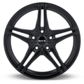 RTX Wheels - Bern - Black - Satin Black - 16" x 7", 40 Offset, 5x114.3 (Bolt Pattern), 73.1mm HUB