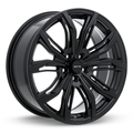 RTX Wheels - Black Widow - Black - Satin Black - 16" x 7", 35 Offset, 5x100 (Bolt Pattern), 54.1mm HUB