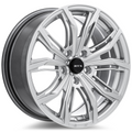 RTX Wheels - Black Widow - Silver - Hyper Silver - 18" x 8", 42 Offset, 5x114.3 (Bolt pattern), 73.10mm HUB