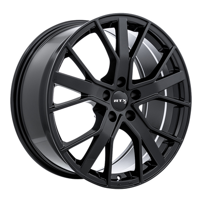 RTX Wheels - Brumen - Black - Gloss Black - 20" x 9", 35 Offset, 5x112 (Bolt pattern), 66.6mm HUB