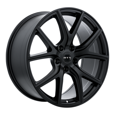 RTX Wheels - CJ01 - Black - Satin Black - 20" x 9", 35 Offset, 5x127 (Bolt Pattern), 71.5mm HUB