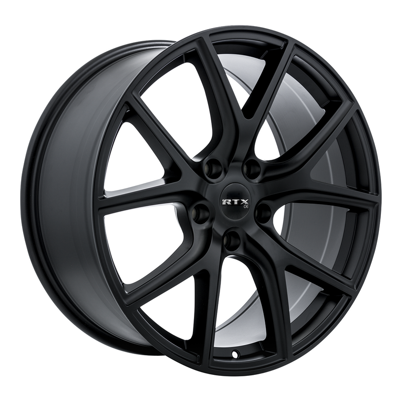 RTX Wheels - CJ01 - Black - Satin Black - 20" x 9", 35 Offset, 5x127 (Bolt Pattern), 71.5mm HUB