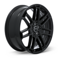 RTX Wheels - Cambridge - Black - Gloss Black - 17" x 7", 40 Offset, 5x100 (Bolt Pattern), 54.1mm HUB