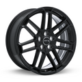 RTX Wheels - Cambridge - Black - Gloss Black - 17" x 7", 40 Offset, 5x100 (Bolt Pattern), 54.1mm HUB