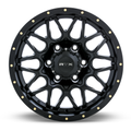 RTX Wheels - Canyon - Black - Satin Black - 20" x 9", 10 Offset, 5x139.7 (Bolt Pattern), 78.1mm HUB