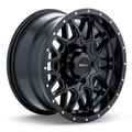 RTX Wheels - Canyon - Black - Satin Black - 20" x 9", 10 Offset, 5x139.7 (Bolt Pattern), 78.1mm HUB