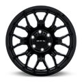 RTX Wheels - Claw - Black - Gloss Black - 18" x 9", -12 Offset, 6x139.7 (Bolt pattern), 106.1mm HUB