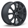 RTX Wheels - Contour - Black - Matte Black - 17" x 7.5", 40 Offset, 5x114.3 (Bolt Pattern), 73.1mm HUB