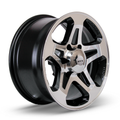 RTX Wheels - Courier - Black - Black Machined - 16" x 7", 30 Offset, 6x130 (Bolt Pattern), 84.1mm HUB