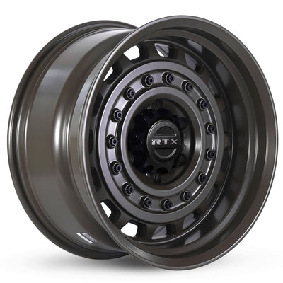 RTX Wheels - Crusader - Green Army - 17" x 9", -15 Offset, 5x127 (Bolt pattern), 71.5mm HUB