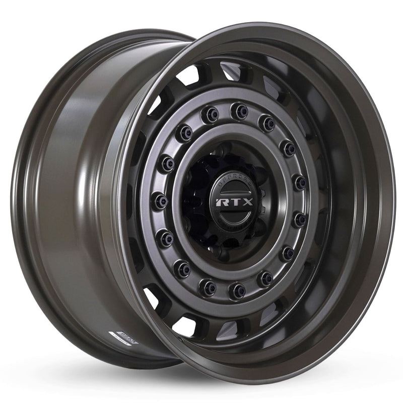 RTX Wheels - Crusader - Green Army - 17" x 9", -15 Offset, 5x127 (Bolt pattern), 71.5mm HUB