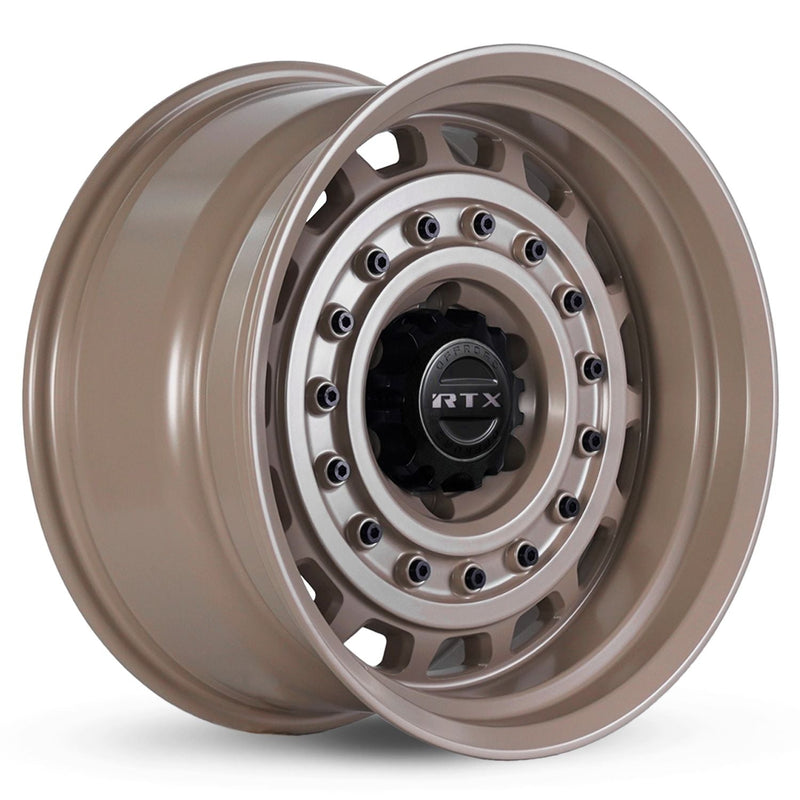 RTX Wheels - Crusader - Desert Sand - 17" x 9", -15 Offset, 5x127 (Bolt pattern), 71.5mm HUB