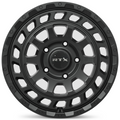 RTX Wheels - Cyclone - Black - Satin Black - 17" x 8", 40 Offset, 5x114.3 (Bolt pattern), 73.10mm HUB
