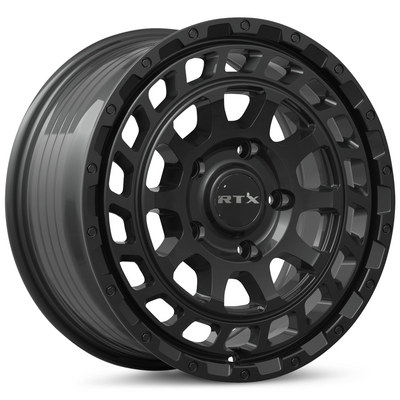 RTX Wheels - Cyclone - Black - Satin Black - 17" x 8", 40 Offset, 5x114.3 (Bolt pattern), 73.10mm HUB