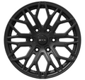 RTX Wheels - D01 - Black - Gloss Black - 19" x 8.5", 40 Offset, 6x132 (Bolt pattern), 74.50mm HUB
