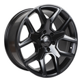 RTX Wheels - Dallas - Black - Satin Black - 20" x 9", 18 Offset, 6x139.7 (Bolt Pattern), 78.1mm HUB