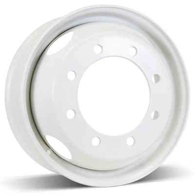 RTX Wheels - Steel Wheel - White - 17.5" x 6.75", 140 Offset, 8x275 (Bolt pattern), 221.00mm HUB