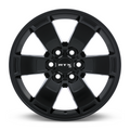 RTX Wheels - Denver - Black - Satin Black - 17" x 8", 30 Offset, 6x120 (Bolt Pattern), 67.1mm HUB