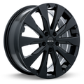 RTX Wheels - Estate - Black - Satin Black - 18" x 7", 48 Offset, 5x114.3 (Bolt Pattern), 56.1mm HUB