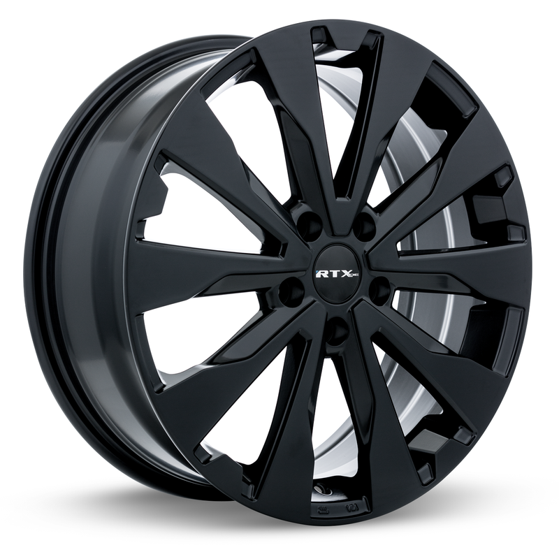 RTX Wheels - Estate - Black - Satin Black - 17" x 7", 48 Offset, 5x114.3 (Bolt Pattern), 56.1mm HUB