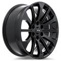 RTX Wheels - FD-02 - Black - Gloss Black - 17" x 8.5", 30 Offset, 6x135 (Bolt pattern), 87.1mm HUB