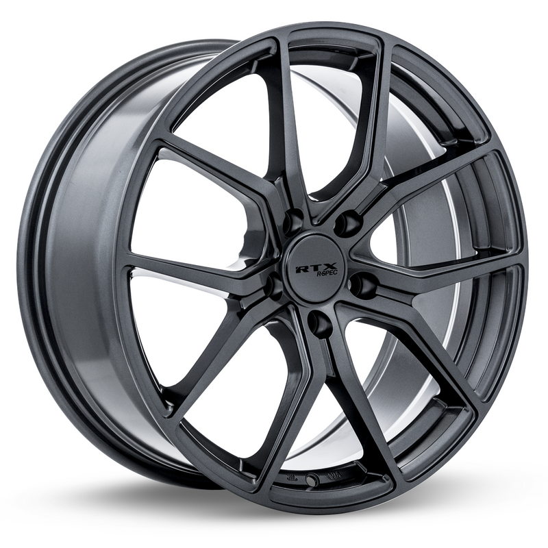 RTX Wheels - FF10 - Gunmetal - Gunmetal - 18" x 8", 38 Offset, 5x108 (Bolt Pattern), 63.4mm HUB