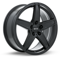 RTX Wheels - Frost - Black - Satin Black - 17" x 7", 38 Offset, 5x114.3 (Bolt pattern), 60.10mm HUB
