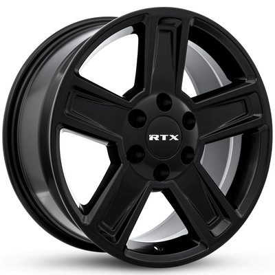 RTX Wheels - Glacier - Black - Satin Black - 18" x 8", 35 Offset, 6x120 (Bolt Pattern), 67.1mm HUB