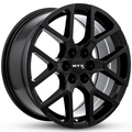 RTX Wheels - GM-02 - Black - Gloss Black - 18" x 8", 35 Offset, 6x120 (Bolt pattern), 67.10mm HUB