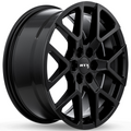 RTX Wheels - GM-02 - Black - Gloss Black - 18" x 8", 35 Offset, 6x120 (Bolt pattern), 67.10mm HUB