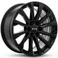 RTX Wheels - GM-03 - Black - Gloss Black - 18" x 8", 35 Offset, 6x120 (Bolt pattern), 67.10mm HUB