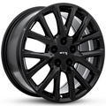 RTX Wheels - GM-06 - Black - Gloss Black - 18" x 8", 35 Offset, 5x120 (Bolt pattern), 67.10mm HUB