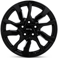 RTX Wheels - GM-07 - Black - Gloss Black - 19" x 7.5", 45 Offset, 5x115 (Bolt pattern), 70.30mm HUB