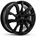 RTX Wheels - GM-07 - Black - Gloss Black - 19" x 7.5", 45 Offset, 5x115 (Bolt pattern), 70.30mm HUB
